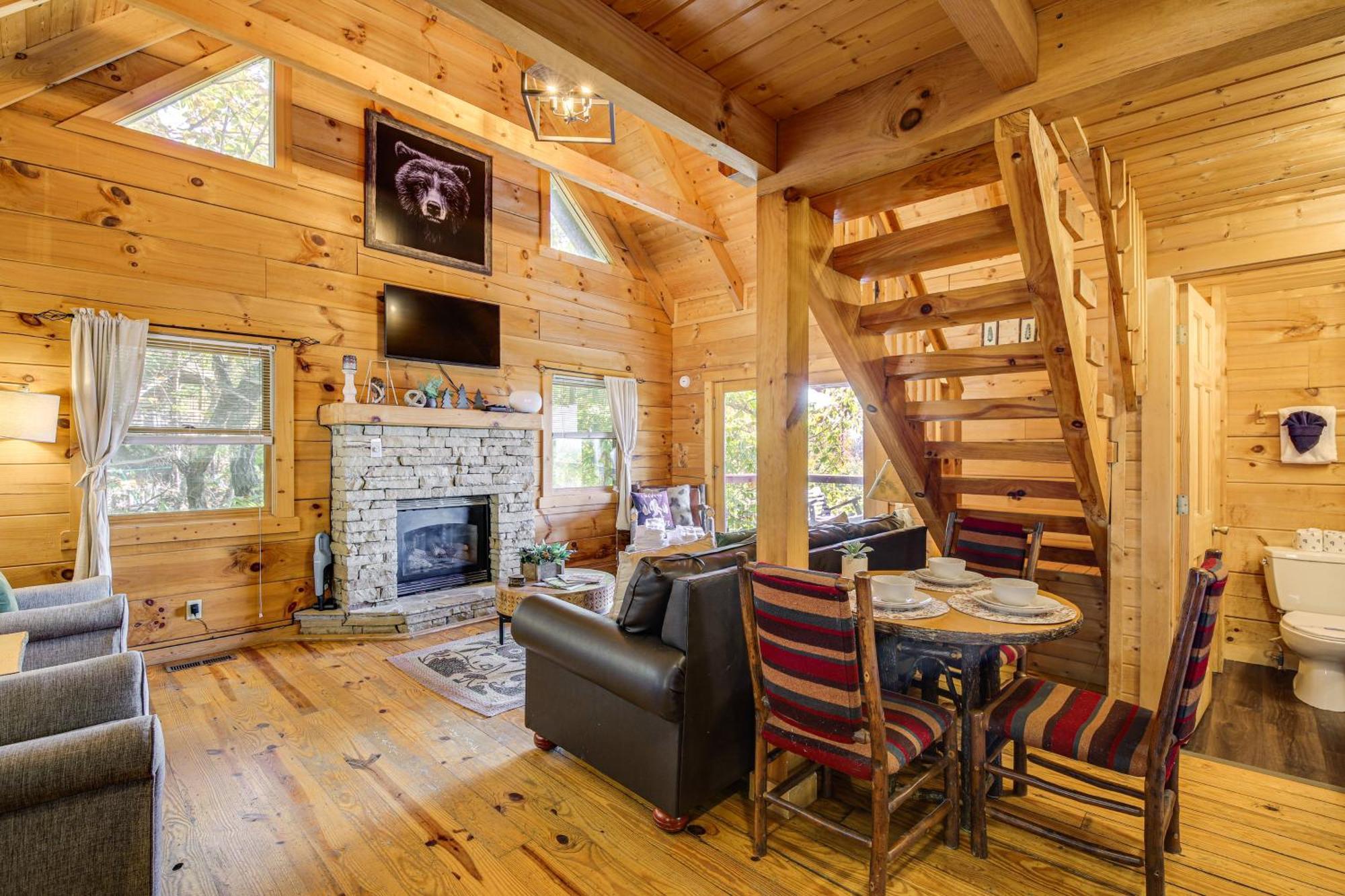 Mountain-View Deck Oasis Cabin Near Attractions Villa Sevierville Exterior photo