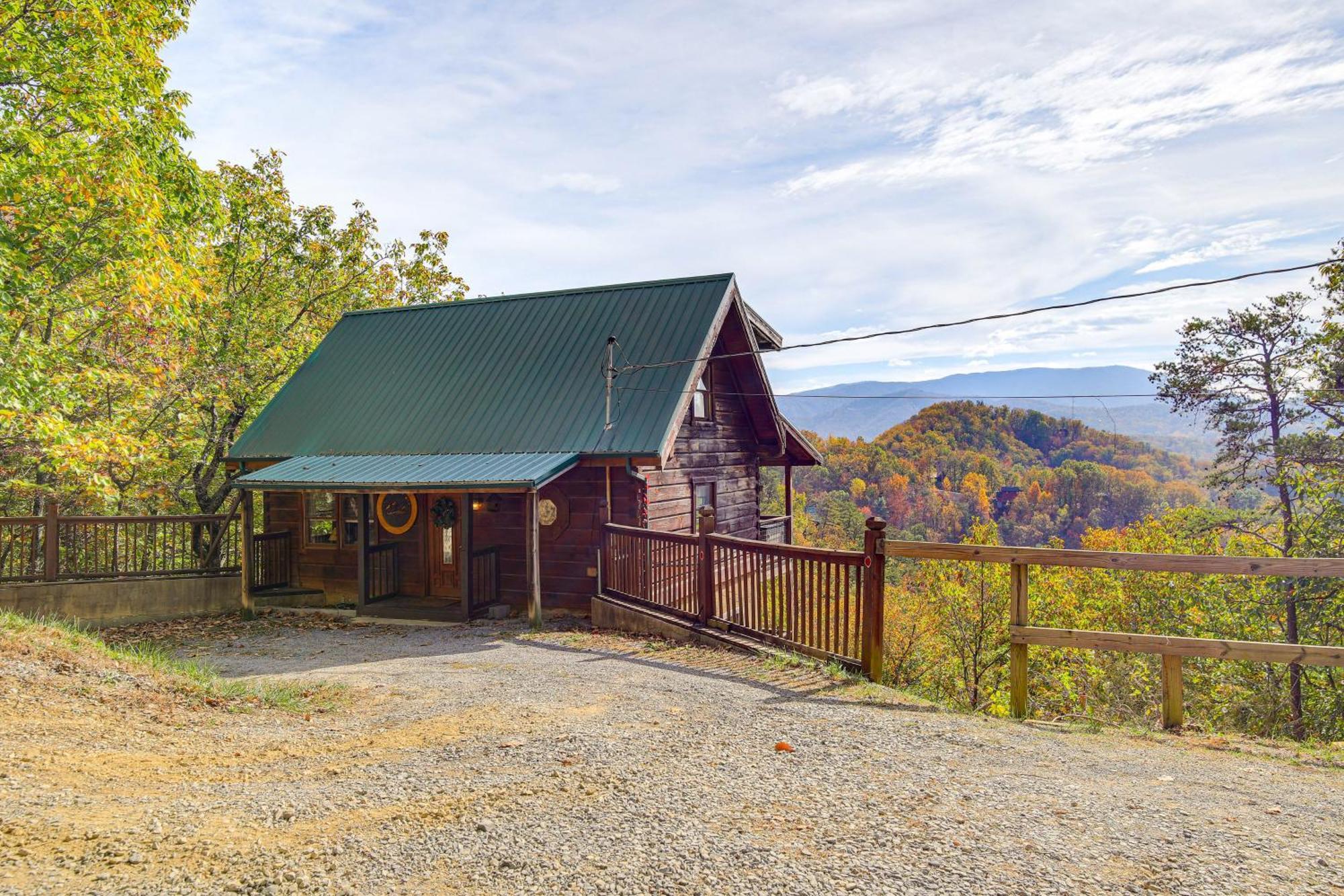 Mountain-View Deck Oasis Cabin Near Attractions Villa Sevierville Exterior photo